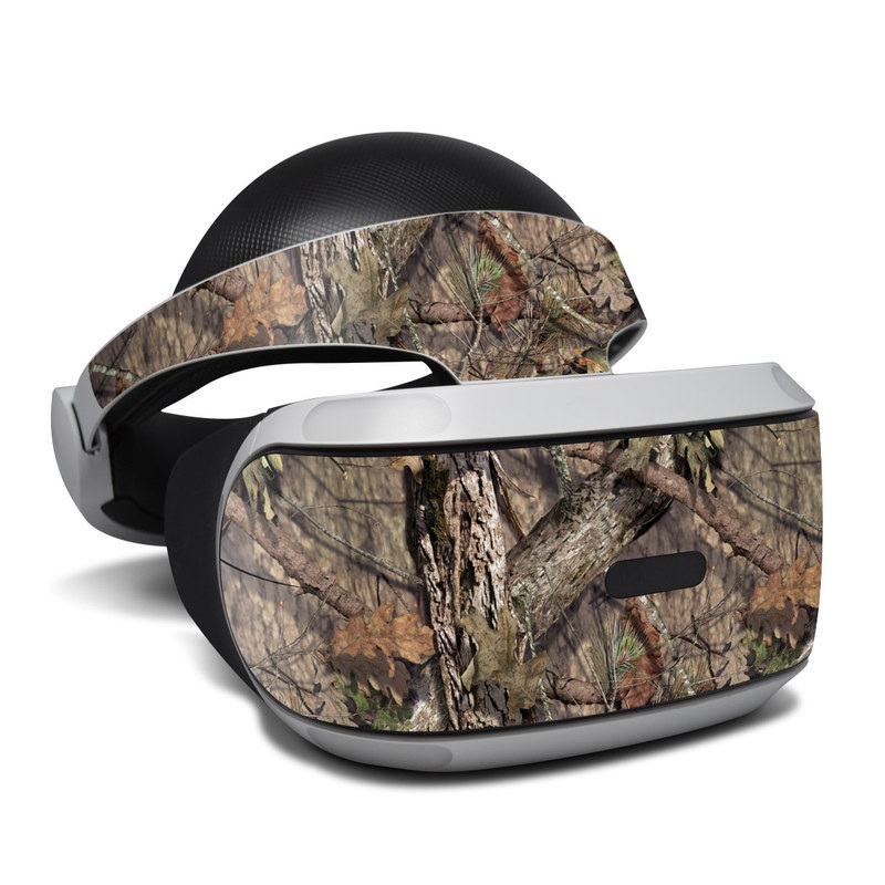 PlayStation VR Skin design of shellbark hickory, Camouflage, Tree, Branch, Trunk, Plant, Leaf, Adaptation, Wood, Twig, with orange, green, red, black, gray colors