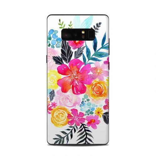 Pink Bouquet Samsung Galaxy Note 8 Skin