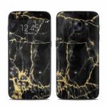 Black Gold Marble Galaxy S7 Skin