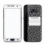 Composition Notebook Galaxy S7 Skin