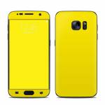 Solid State Yellow Galaxy S7 Skin