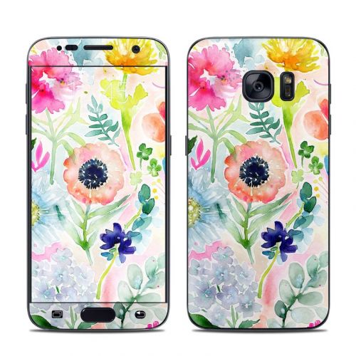Loose Flowers Galaxy S7 Skin