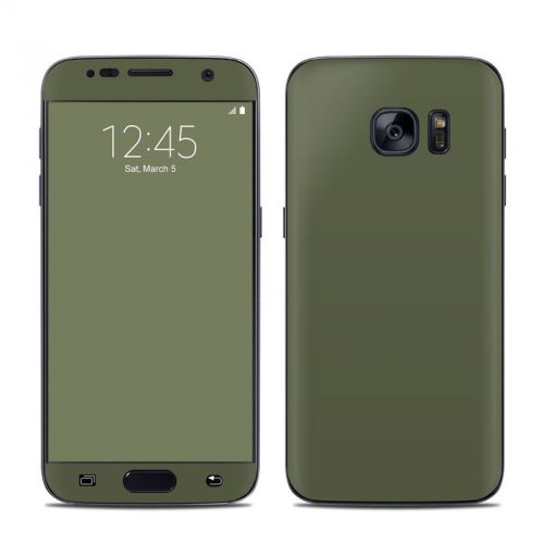 Solid State Olive Drab Galaxy S7 Skin
