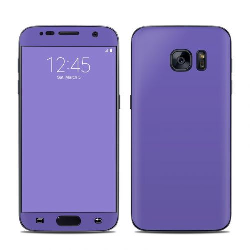 Solid State Purple Galaxy S7 Skin