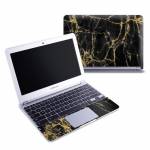 Black Gold Marble Samsung Chromebook 1 Skin