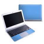 Solid State Blue Samsung Chromebook 1 Skin