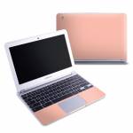 Solid State Peach Samsung Chromebook 1 Skin