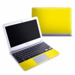 Solid State Yellow Samsung Chromebook 1 Skin