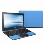 Solid State Blue Samsung Chromebook 2 Skin