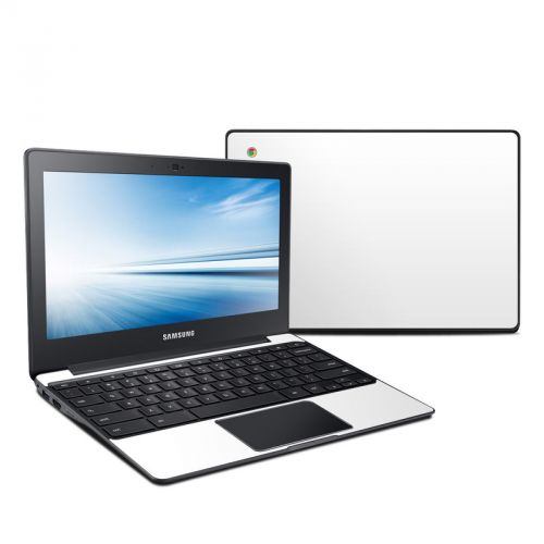 Solid State White Samsung Chromebook 2 Skin
