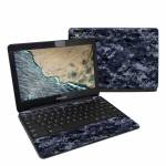 Digital Navy Camo Samsung Chromebook 3 Skin