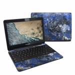 Gilded Ocean Marble Samsung Chromebook 3 Skin