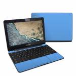 Solid State Blue Samsung Chromebook 3 Skin