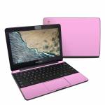 Solid State Pink Samsung Chromebook 3 Skin