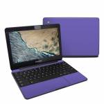 Solid State Purple Samsung Chromebook 3 Skin