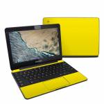 Solid State Yellow Samsung Chromebook 3 Skin