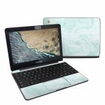 Winter Green Marble Samsung Chromebook 3 Skin