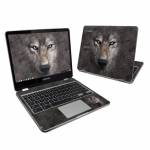 Grey Wolf Samsung Chromebook Plus 2017 Skin