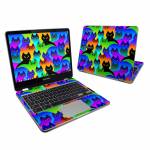 Rainbow Cats Samsung Chromebook Plus 2017 Skin