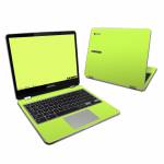 Solid State Lime Samsung Chromebook Plus 2017 Skin