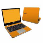 Solid State Orange Samsung Chromebook Plus 2017 Skin