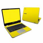 Solid State Yellow Samsung Chromebook Plus 2017 Skin