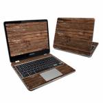 Stripped Wood Samsung Chromebook Plus 2017 Skin