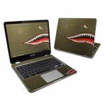 USAF Shark Samsung Chromebook Plus 2017 Skin