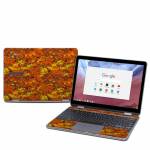 Digital Orange Camo Samsung Chromebook Plus 2018 Skin
