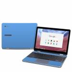Solid State Blue Samsung Chromebook Plus 2018 Skin