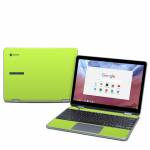 Solid State Lime Samsung Chromebook Plus 2018 Skin