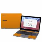 Solid State Orange Samsung Chromebook Plus 2018 Skin