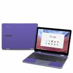 Solid State Purple Samsung Chromebook Plus 2018 Skin