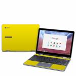 Solid State Yellow Samsung Chromebook Plus 2018 Skin