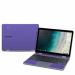 Solid State Purple Samsung Chromebook Plus 2019 Skin