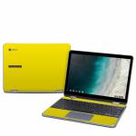 Solid State Yellow Samsung Chromebook Plus 2019 Skin