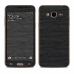 Black Woodgrain Samsung Galaxy J3 Skin