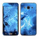 Blue Quantum Waves Samsung Galaxy J3 Skin