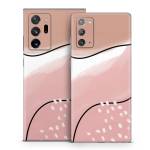Abstract Pink and Brown Samsung Galaxy Note 20 Series Skin