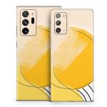 Abstract Yellow Samsung Galaxy Note 20 Series Skin