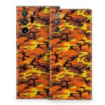 Orange Camo Samsung Galaxy Note 20 Series Skin