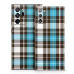 Turquoise Plaid Samsung Galaxy Note 20 Series Skin