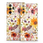 Summer Watercolor Sunflowers Samsung Galaxy Note 20 Series Skin