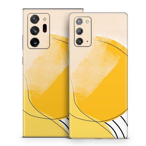 Abstract Yellow Samsung Galaxy Note 20 Series Skin