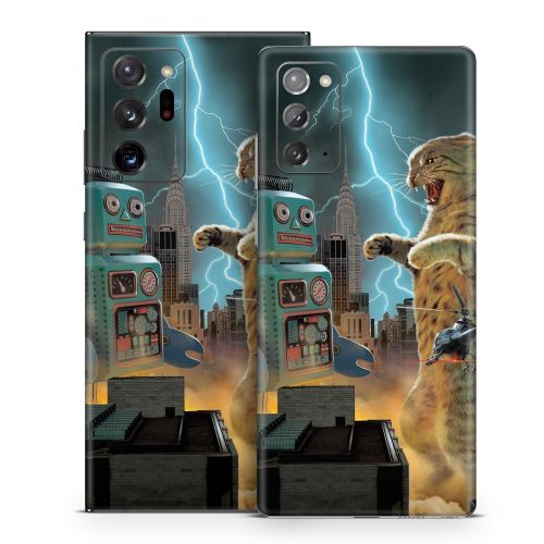 Catzilla Vs Robot Samsung Galaxy Note 20 Series Skin