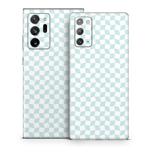 Checker Light Blue Samsung Galaxy Note 20 Series Skin
