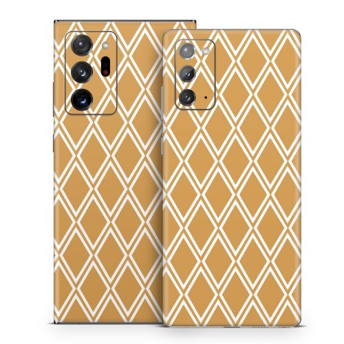 Orange Checks Samsung Galaxy Note 20 Series Skin