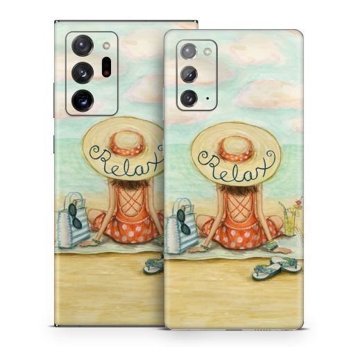 Relaxing on Beach Samsung Galaxy Note 20 Series Skin
