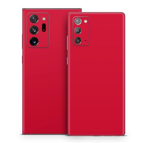 Solid State Red Samsung Galaxy Note 20 Series Skin