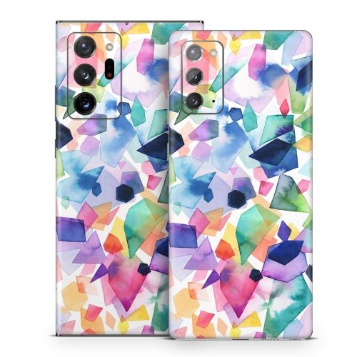 Watercolor Crystals and Gems Samsung Galaxy Note 20 Series Skin
